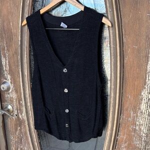 CP Shades Linen Blend Vest! Medium
